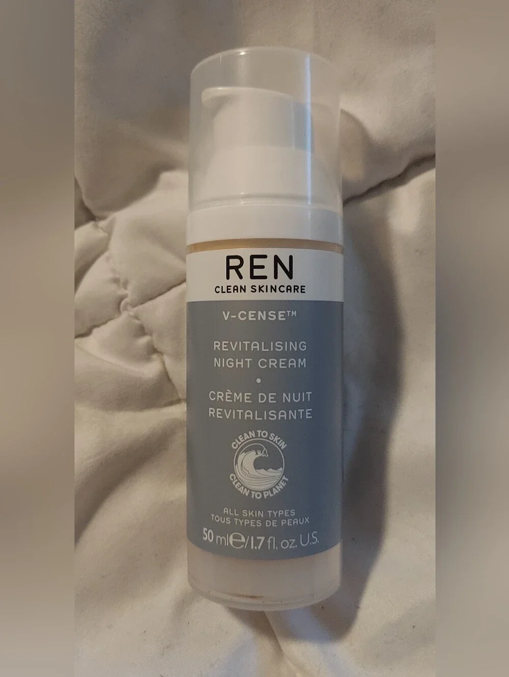 REN V-Cense Revitalising Night Cream 50ml NEW